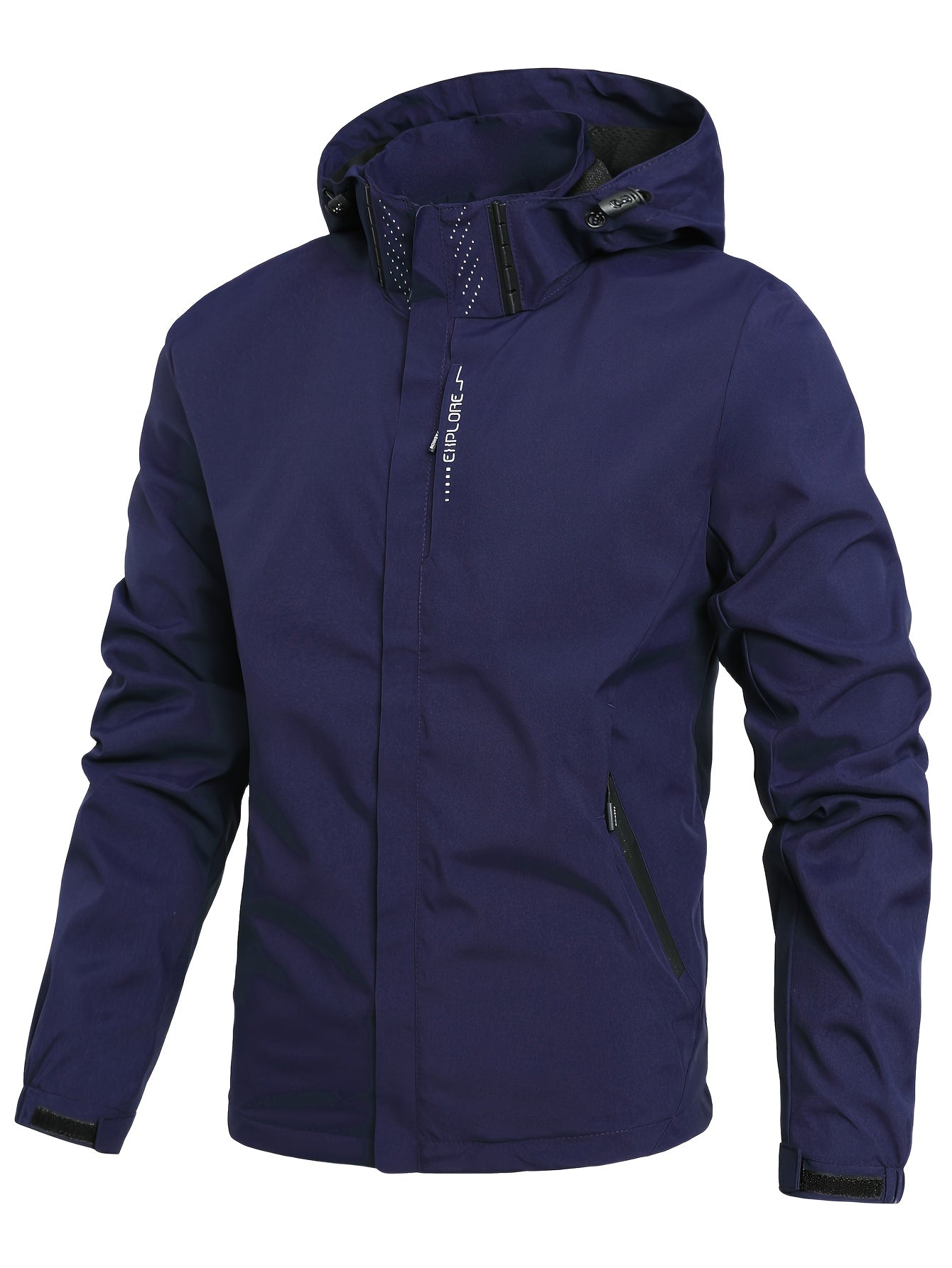 Men’s Winter Jacket | Classic Hooded Zip-Up Windbreaker