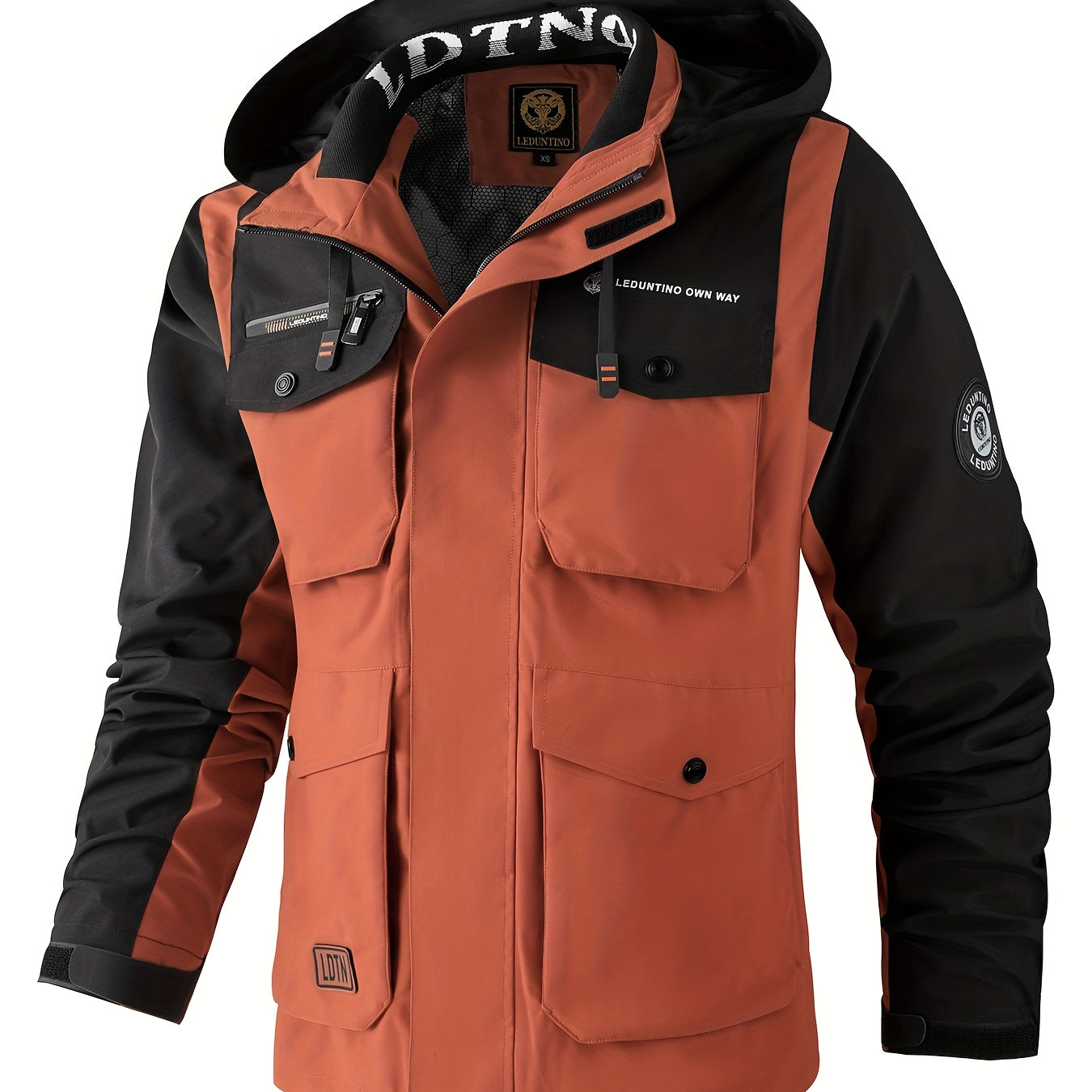 Hooded Winter Jacket for Men | Outdoor Waterproof Ski Style