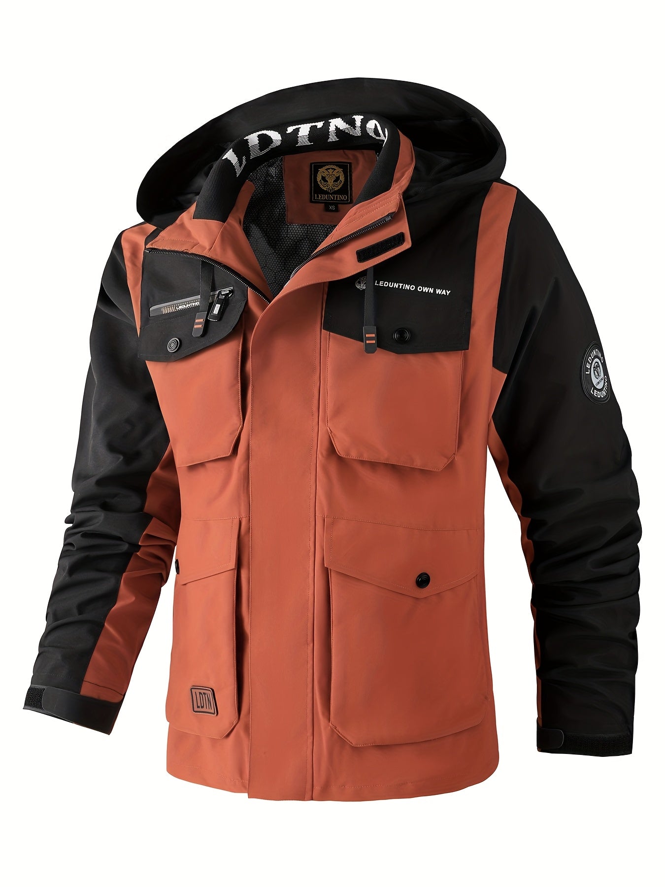Hooded Winter Jacket for Men | Outdoor Waterproof Ski Style