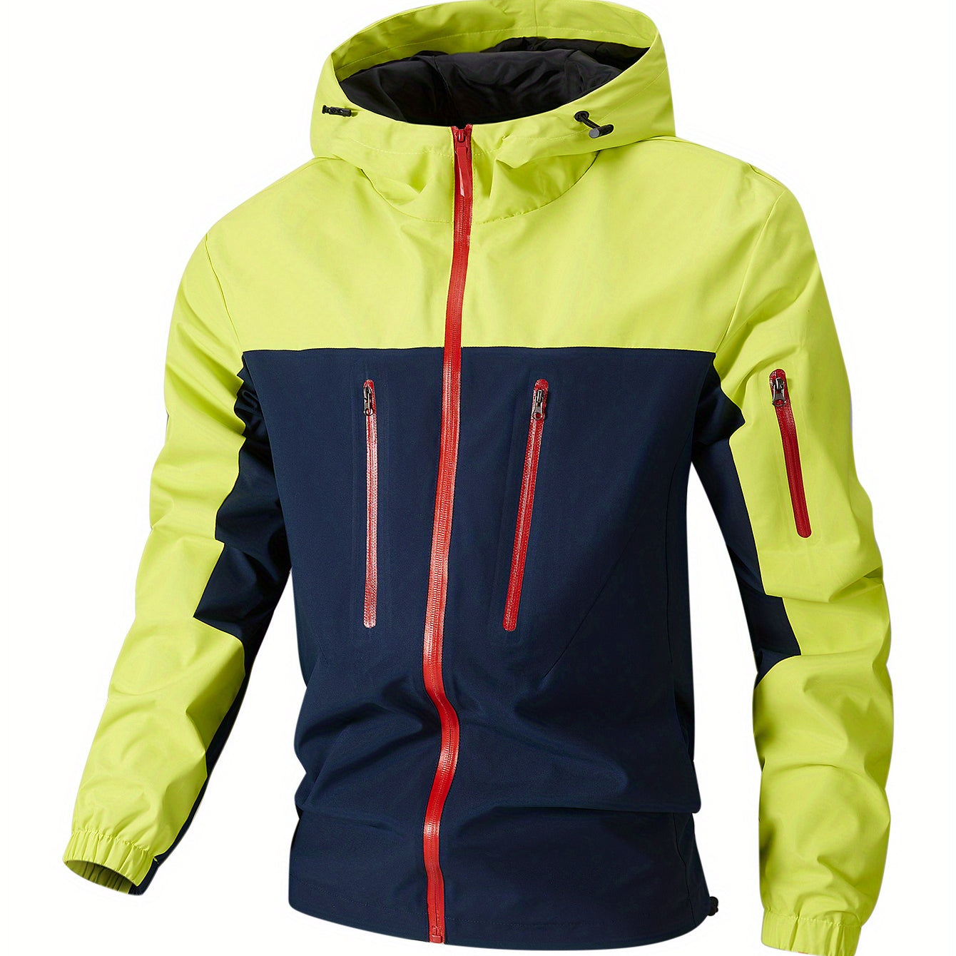 Men’s Hooded Jacket | Outdoor Windproof Zip-Up Coat