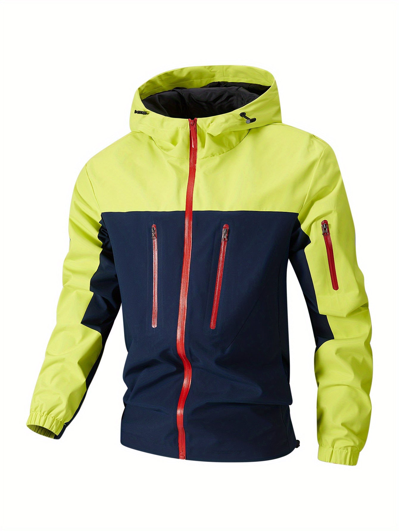 Men’s Hooded Jacket | Outdoor Windproof Zip-Up Coat