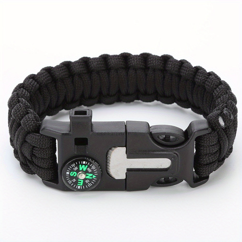 Camping Survival Bracelet | Outdoor Emergency Paracord Gear