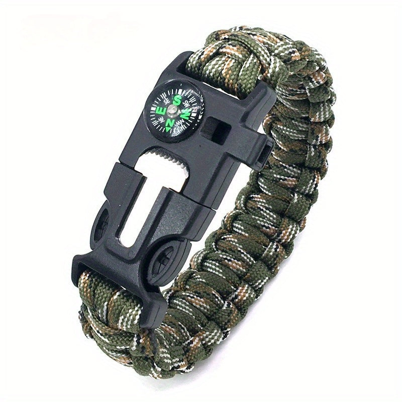 Camping Survival Bracelet | Outdoor Emergency Paracord Gear