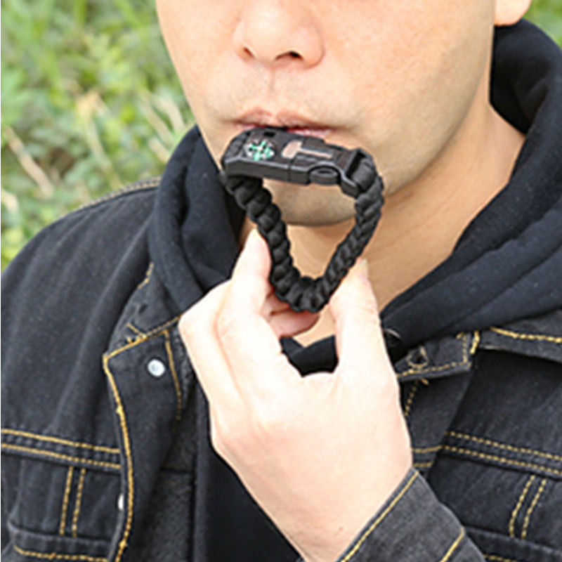 Camping Survival Bracelet | Outdoor Emergency Paracord Gear