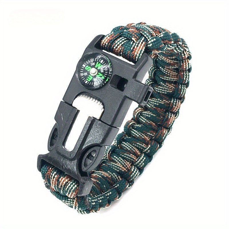 Camping Survival Bracelet | Outdoor Emergency Paracord Gear
