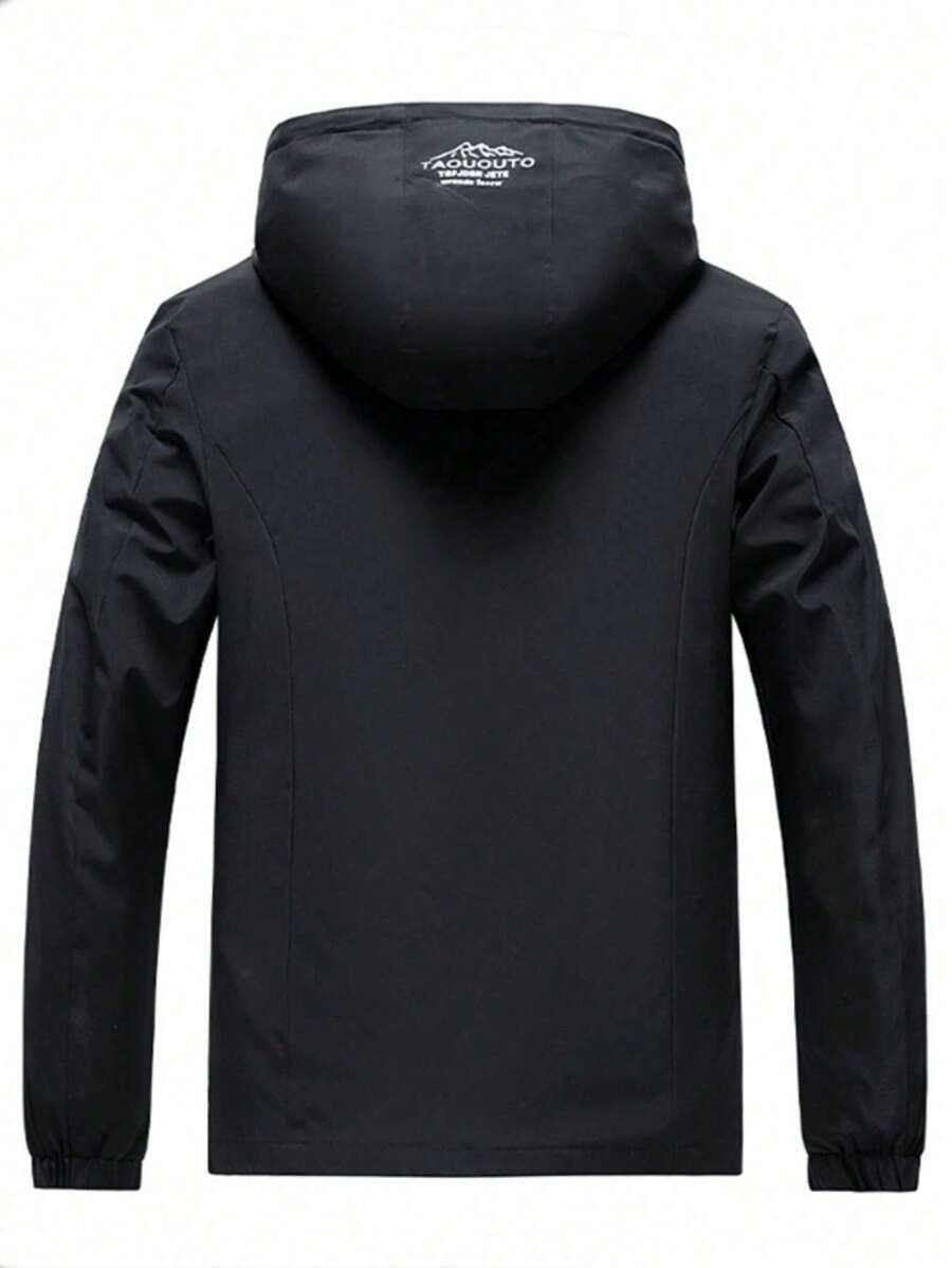 Men’s Winter Jacket | Lightweight Hooded Zip-Up Windbreaker