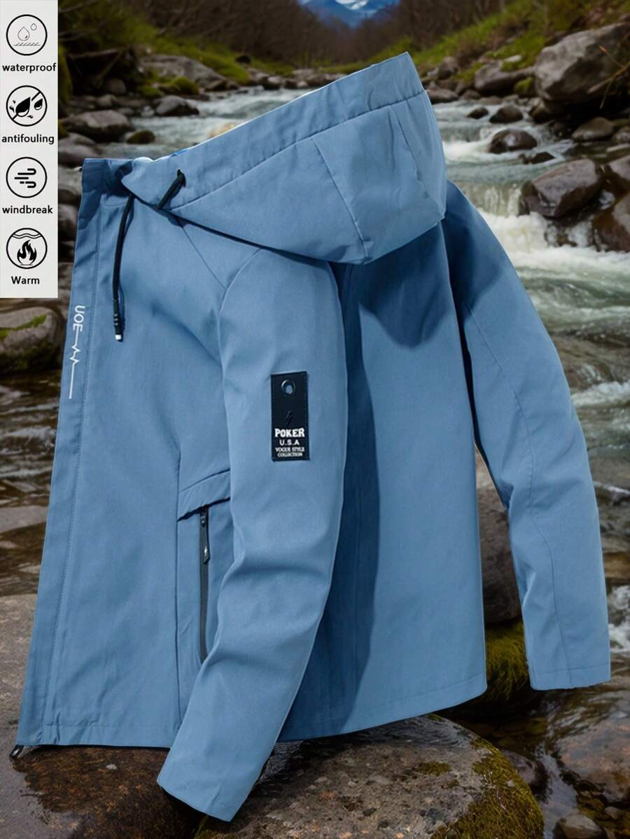 Men’s Winter Jacket | Outdoor Hooded Windbreaker Coat