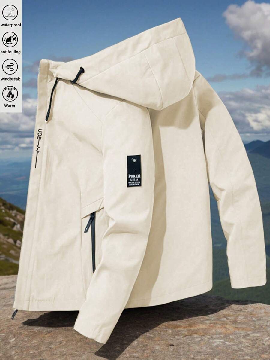 Men’s Winter Jacket | Outdoor Hooded Windbreaker Coat