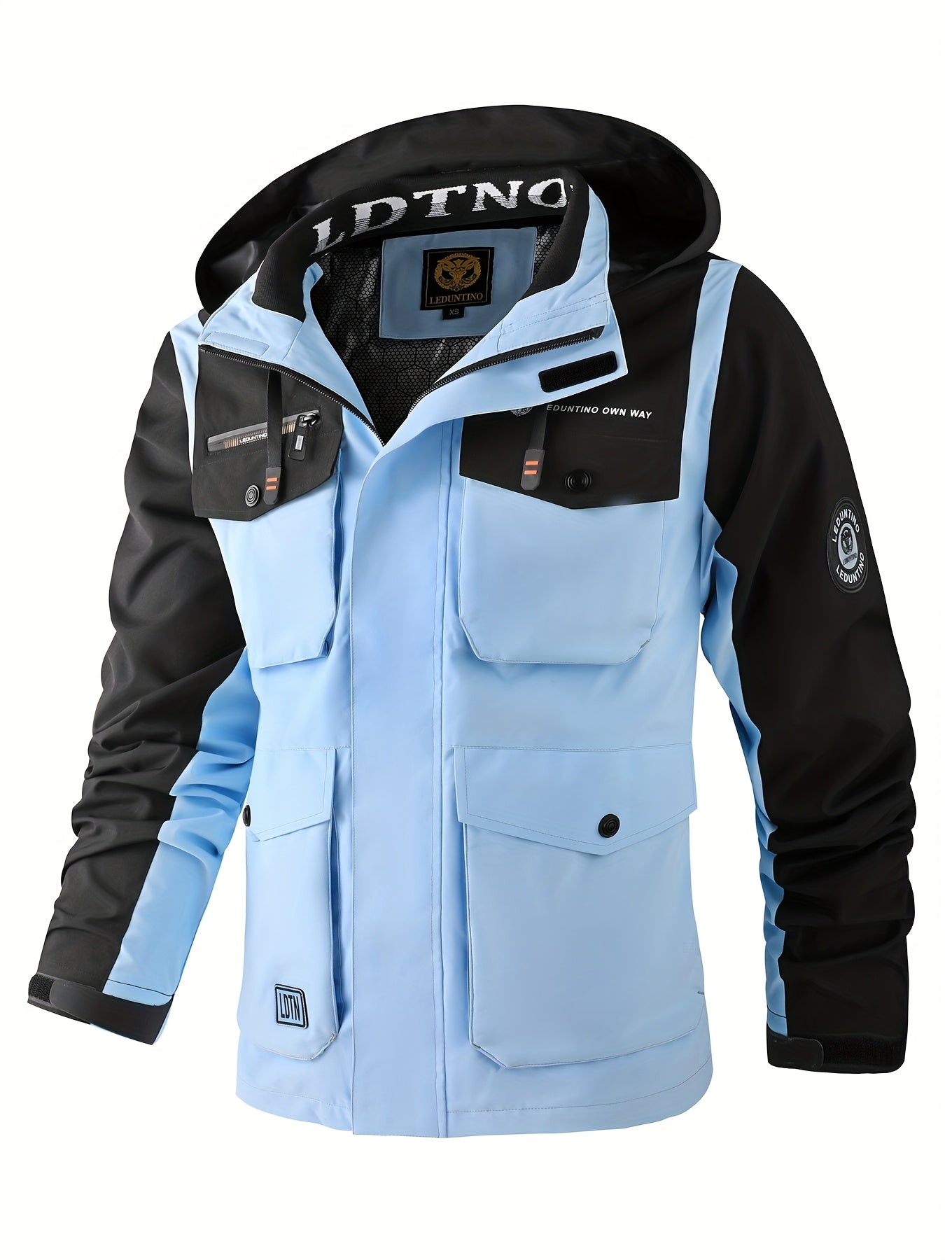 Hooded Winter Jacket for Men | Outdoor Waterproof Ski Style