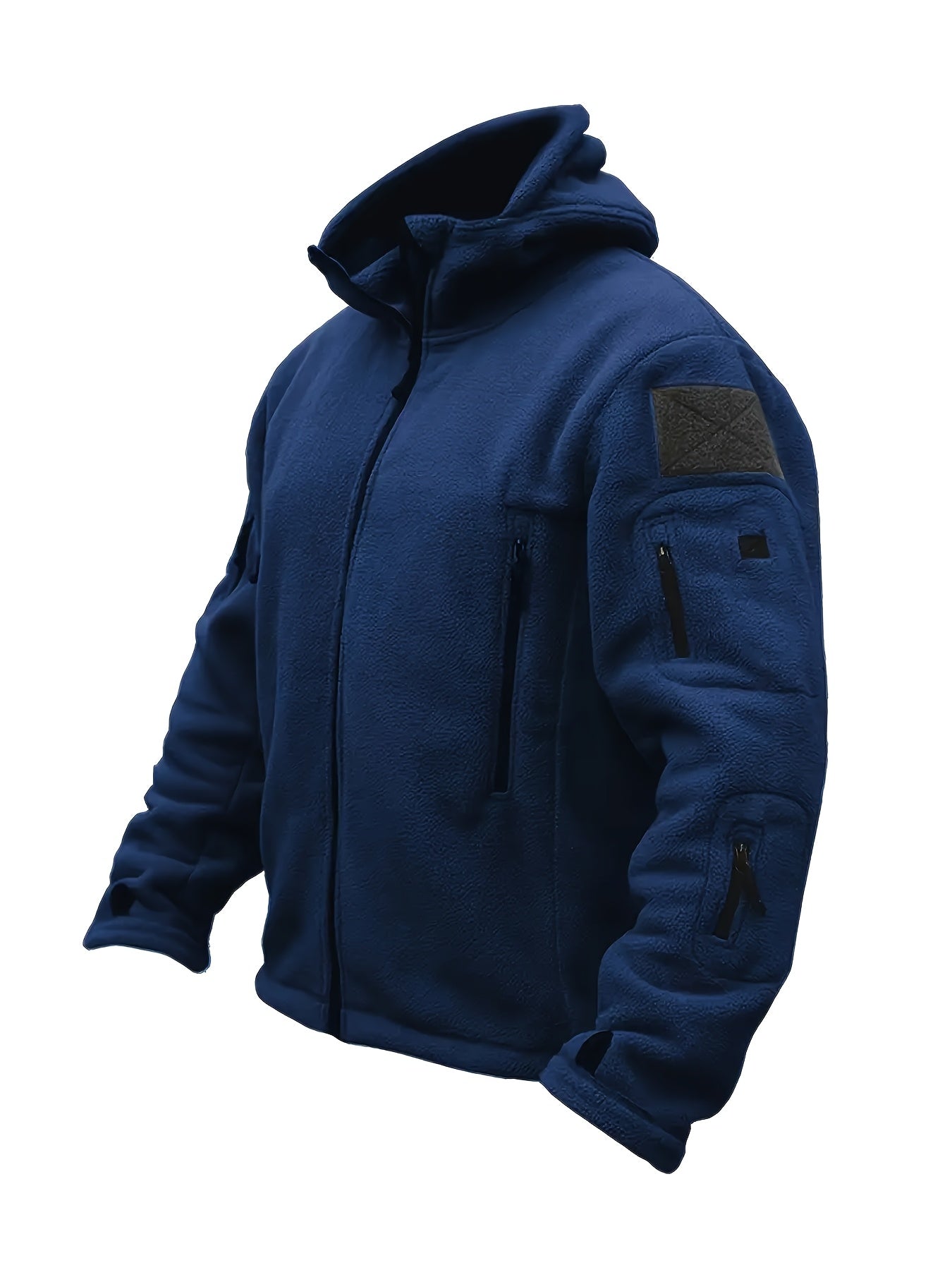 Men’s Winter Fleece Jacket | Tactical Hooded Outdoor Jacket