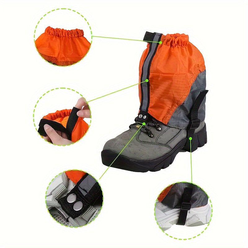 Outdoor Hiking Gaiters | Waterproof Snow and Mud Protection