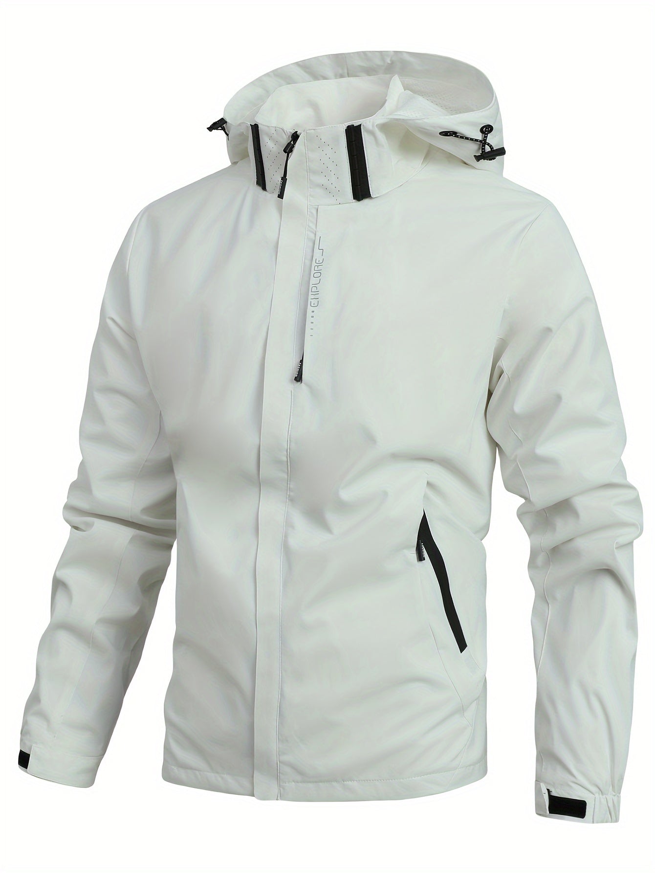Men’s Winter Jacket | Classic Hooded Zip-Up Windbreaker