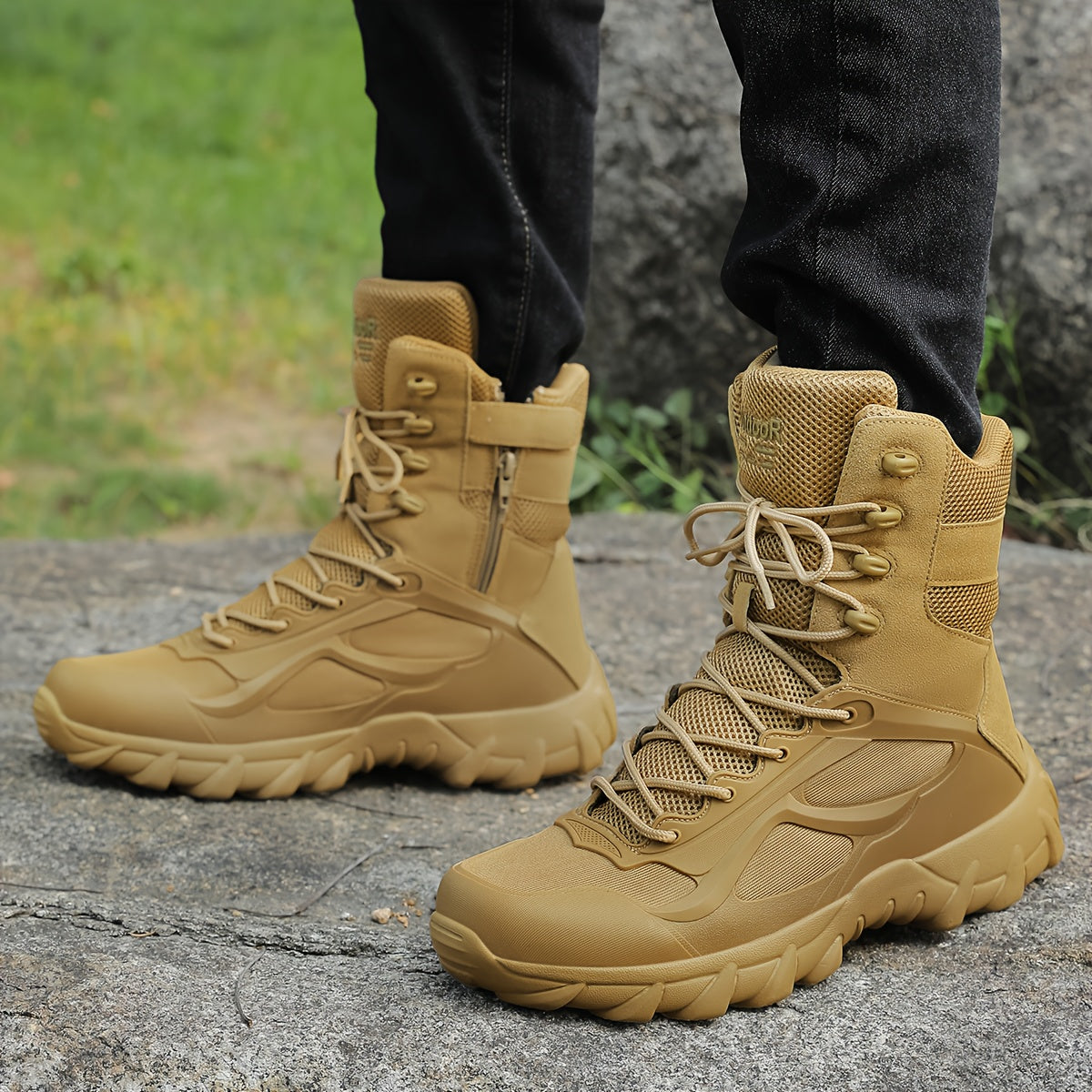 Men’s Tactical Combat Boots | Outdoor Military Style Footwear