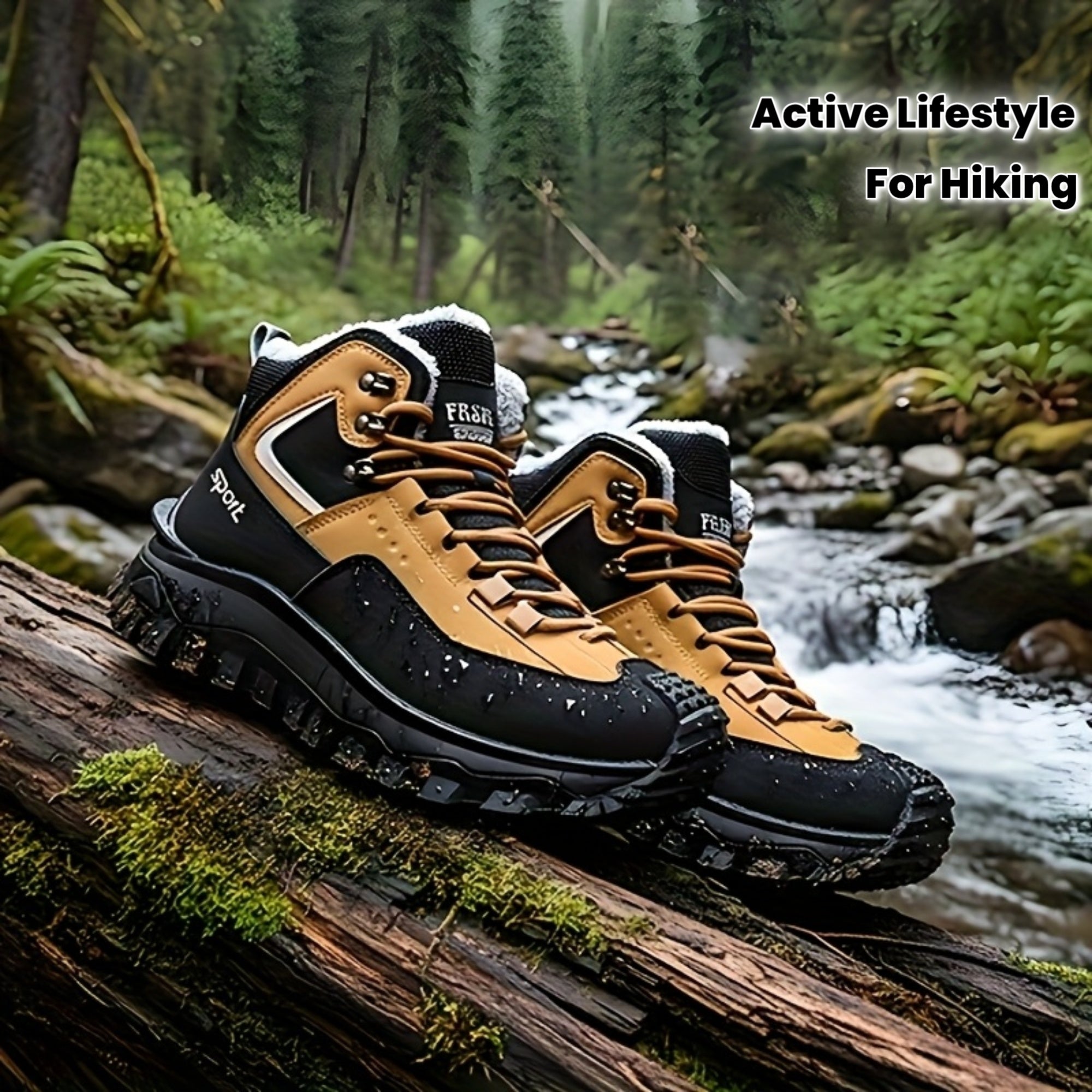 Men’s Hiking Boots | Non-Slip Outdoor Trail Footwear