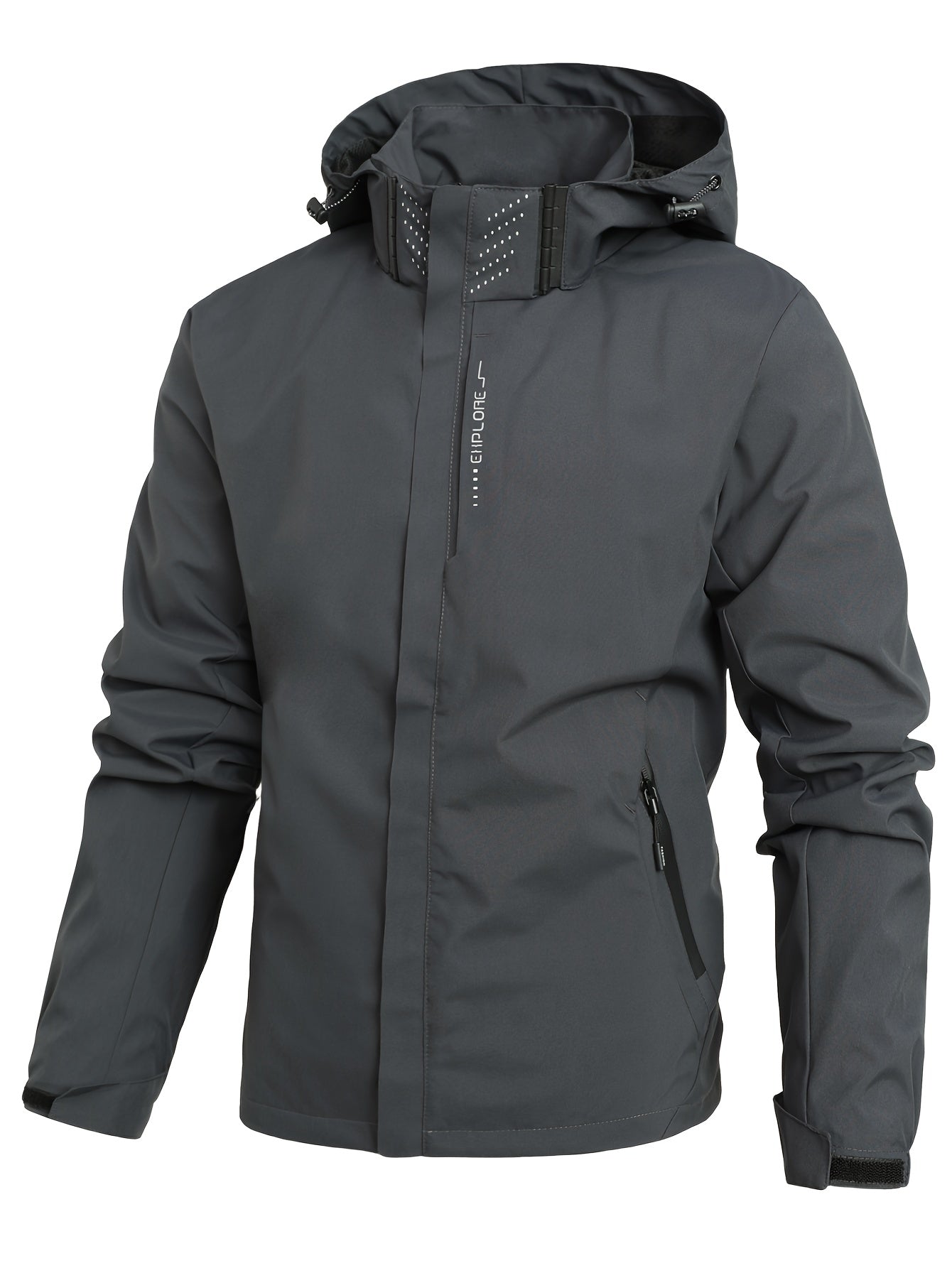 Men’s Casual Zip-Up Jacket | Outdoor Windbreaker Design