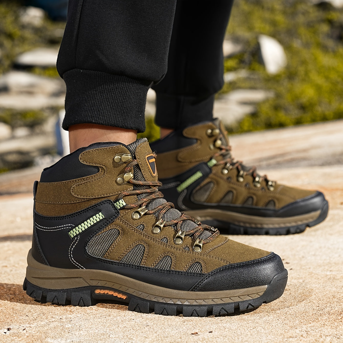 Men’s Outdoor Boots | Non-Slip Trekking and Camping Shoes