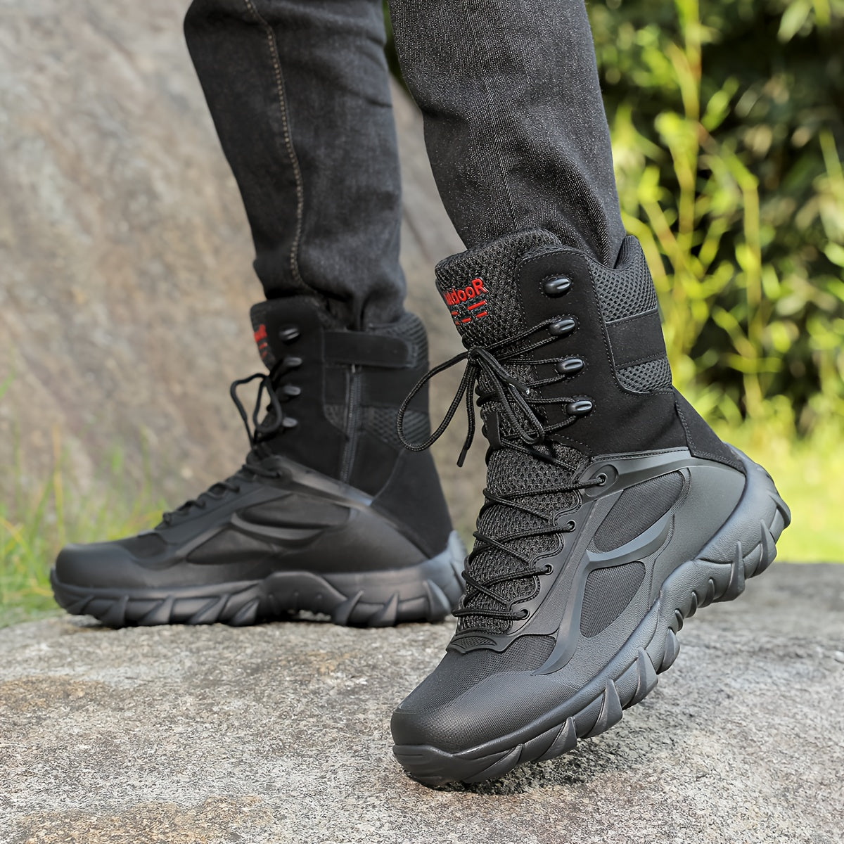 Men’s Tactical Combat Boots | Outdoor Military Style Footwear