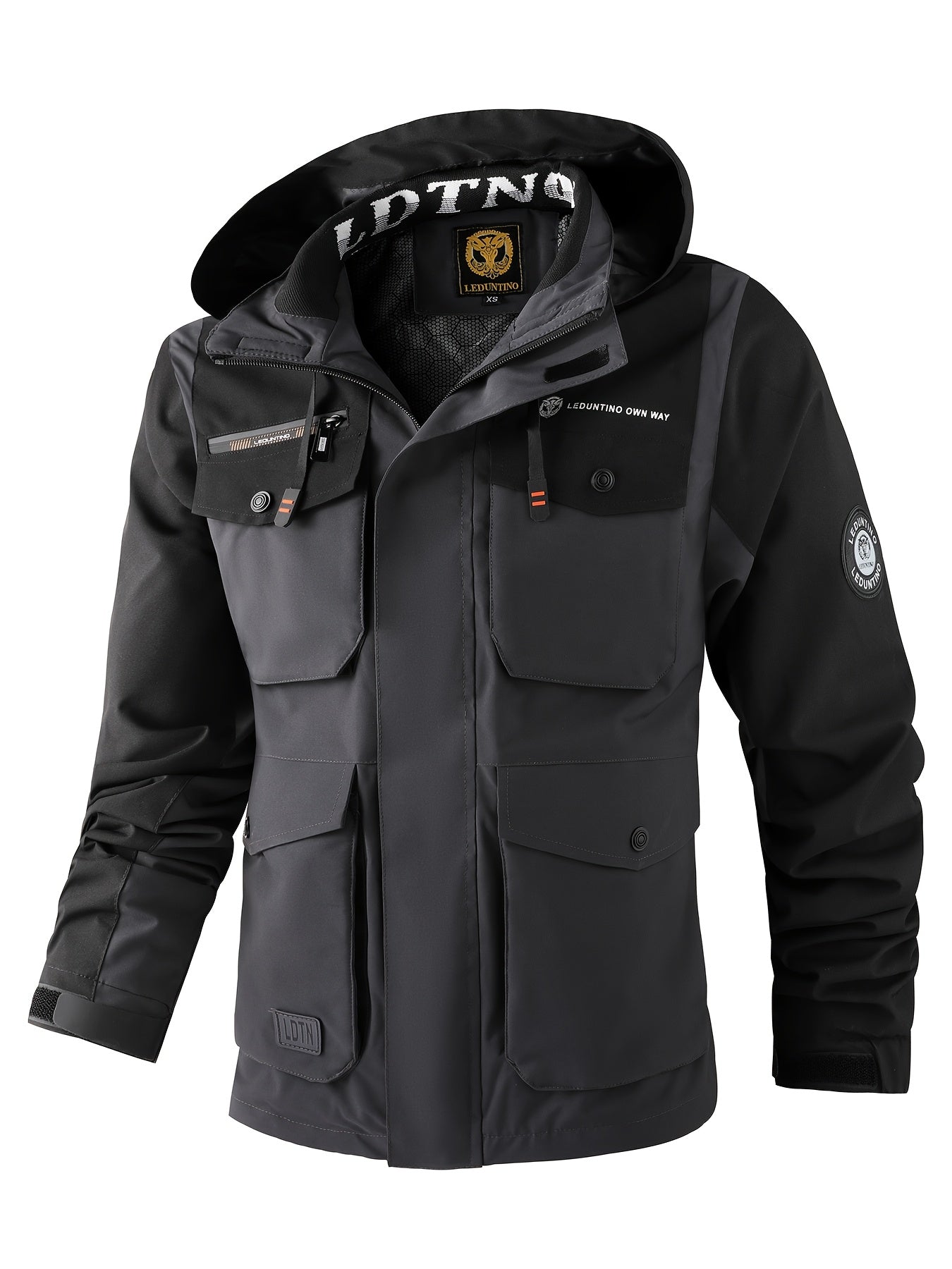 Hooded Winter Jacket for Men | Outdoor Waterproof Ski Style