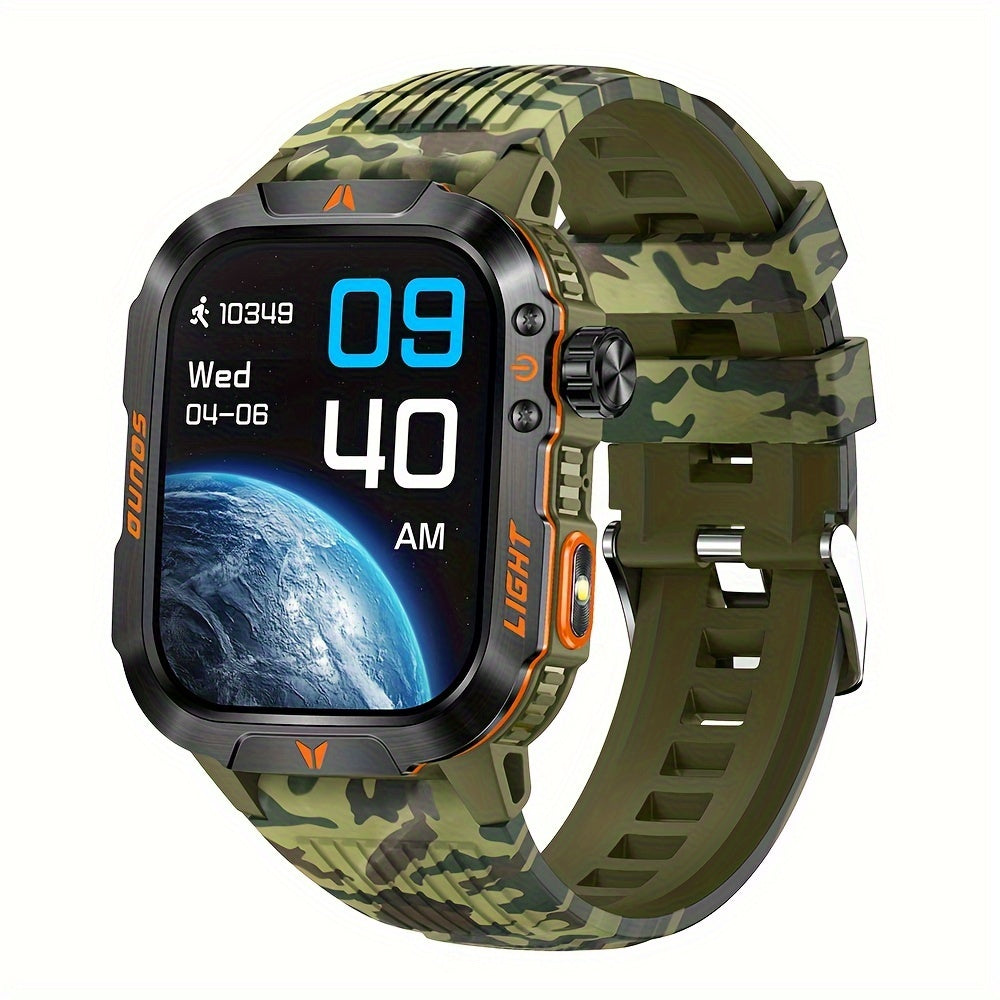Men’s Sports Hiking Smartwatch | Multifunction Compass and Flashlight
