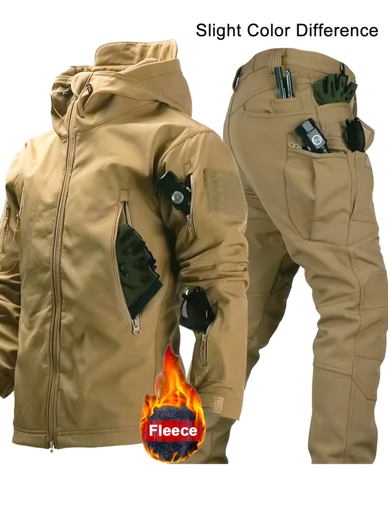 Men’s Winter Outfit | Tactical Jacket and Pants Set