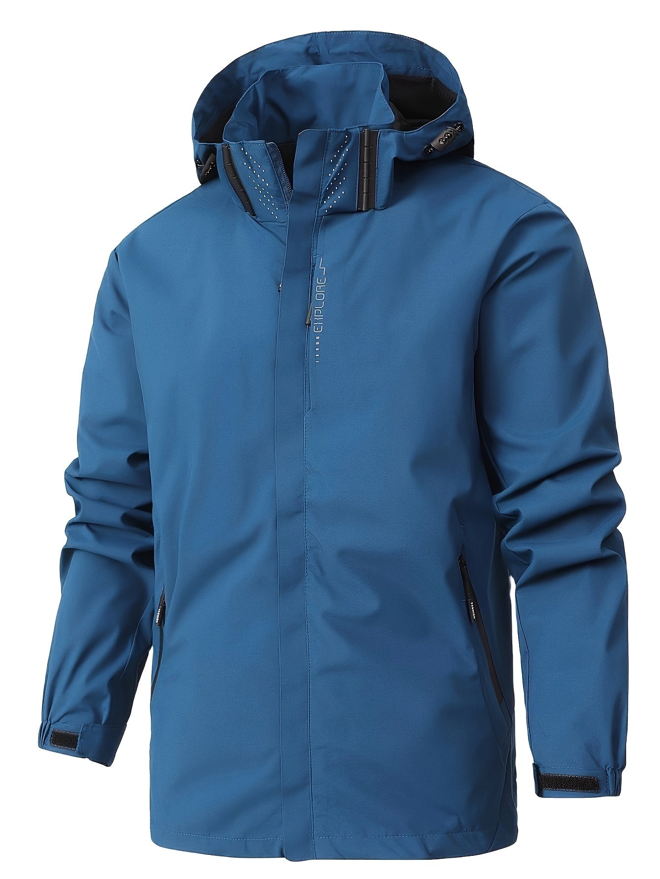 Men’s Winter Jacket | Classic Hooded Zip-Up Windbreaker