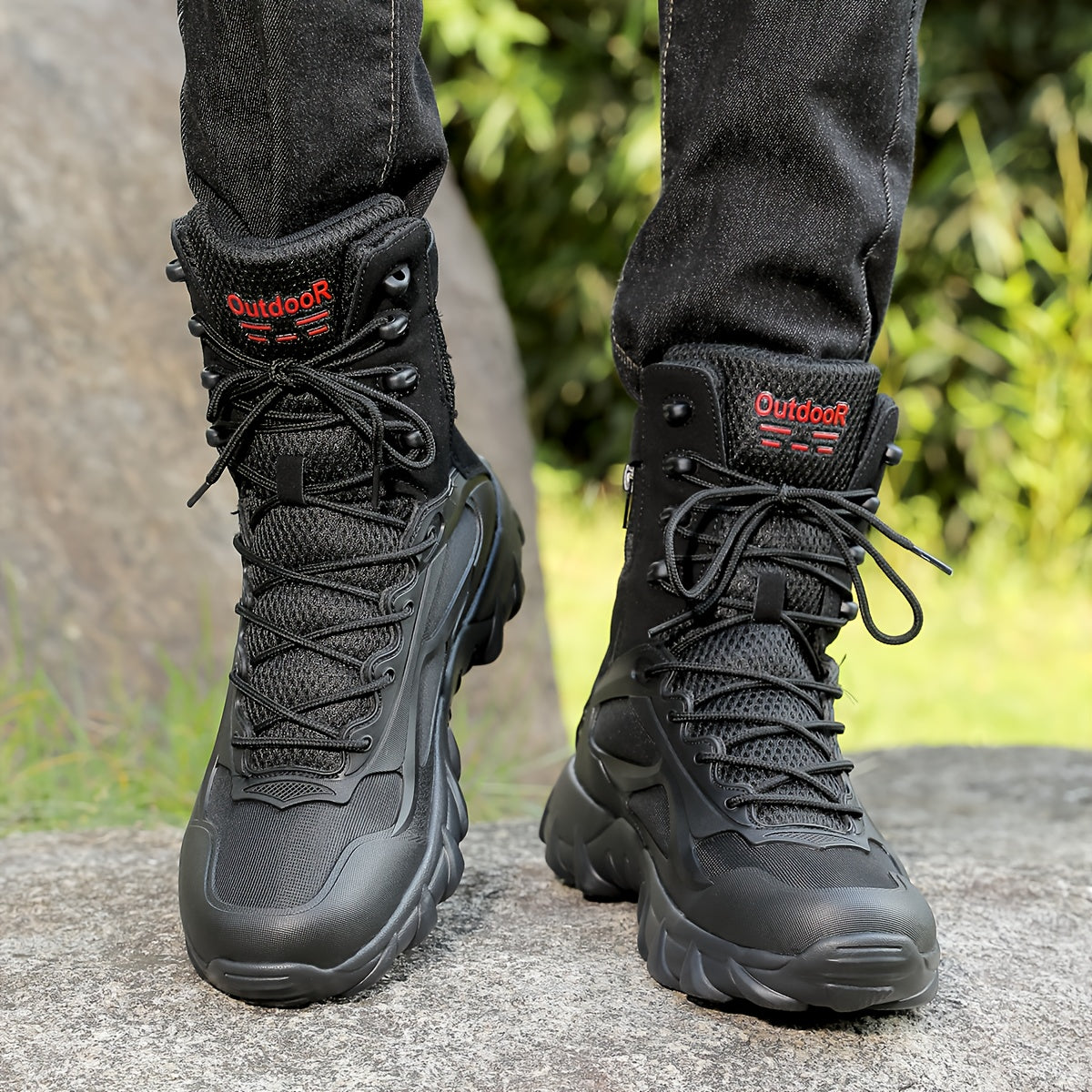 Men’s Tactical Combat Boots | Outdoor Military Style Footwear