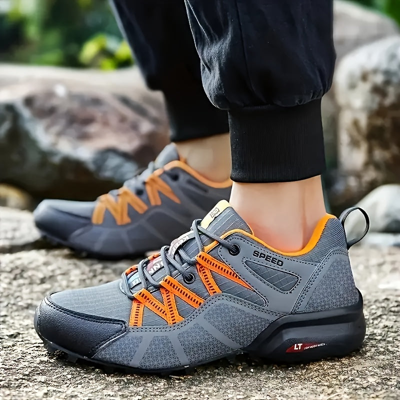 Men’s Trekking Hiking Shoes | Outdoor Non-Slip Running Sneakers