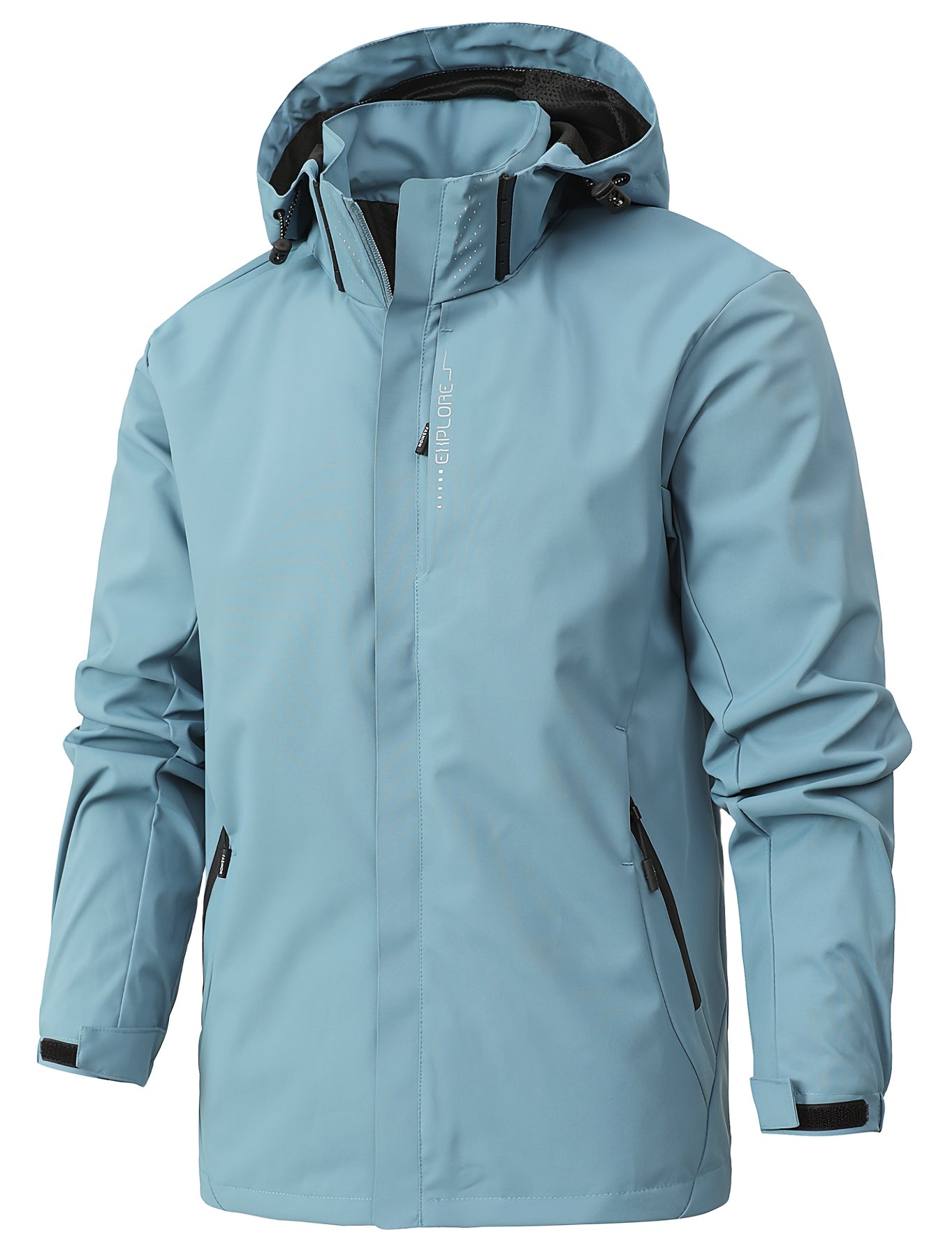 Men’s Winter Jacket | Classic Hooded Zip-Up Windbreaker