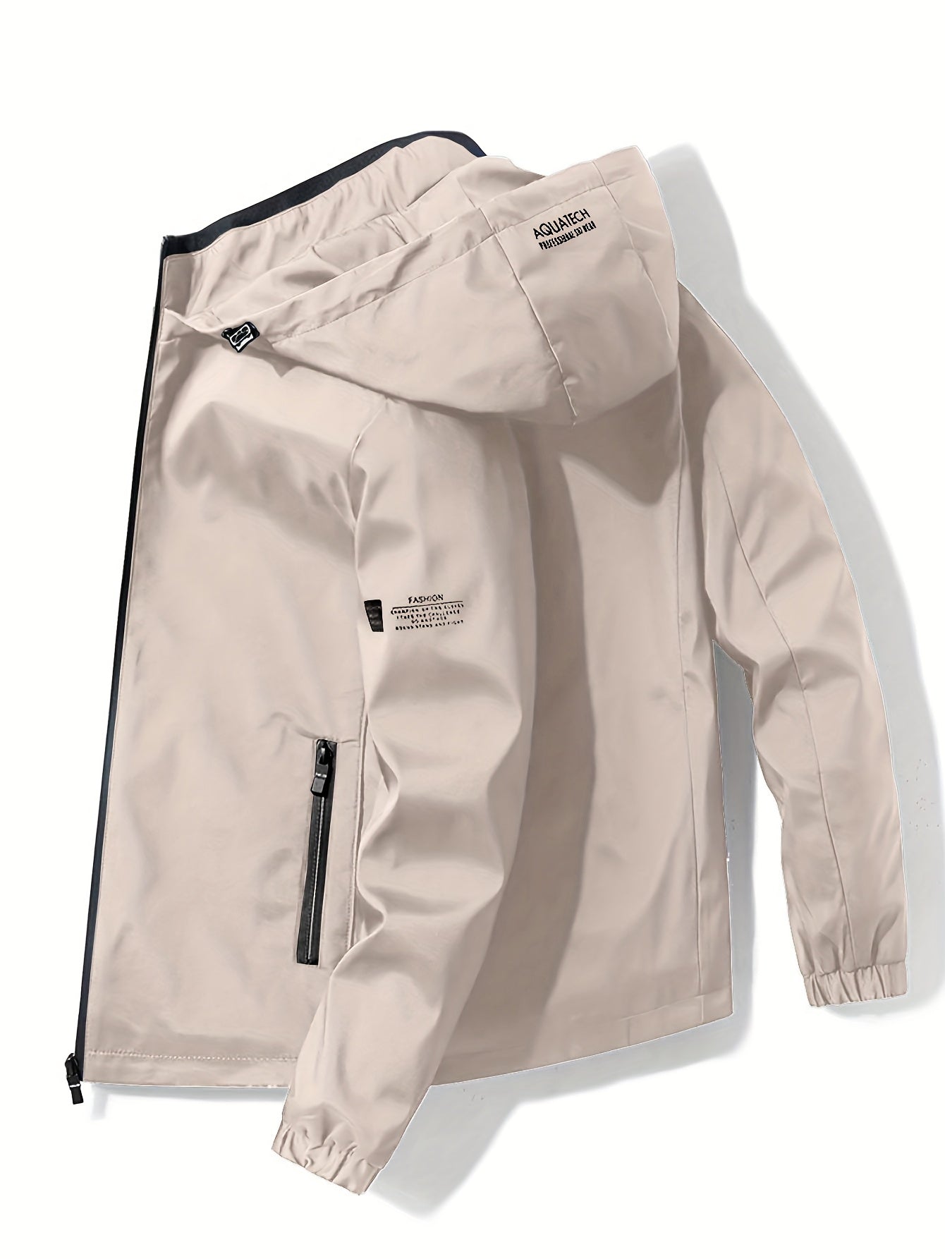 Men’s Casual Zip-Up Jacket | Hooded Outdoor Style