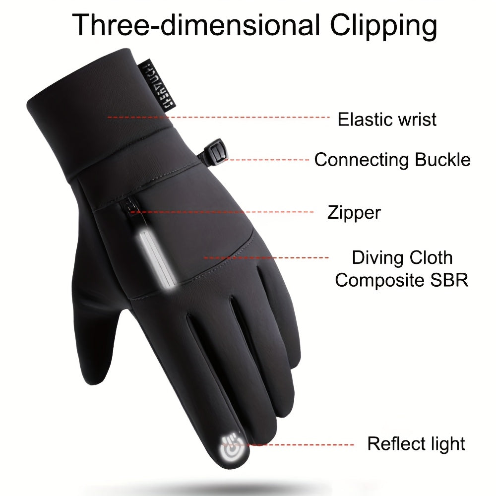 Winter Touchscreen Gloves | Outdoor Cycling and Hiking Gloves