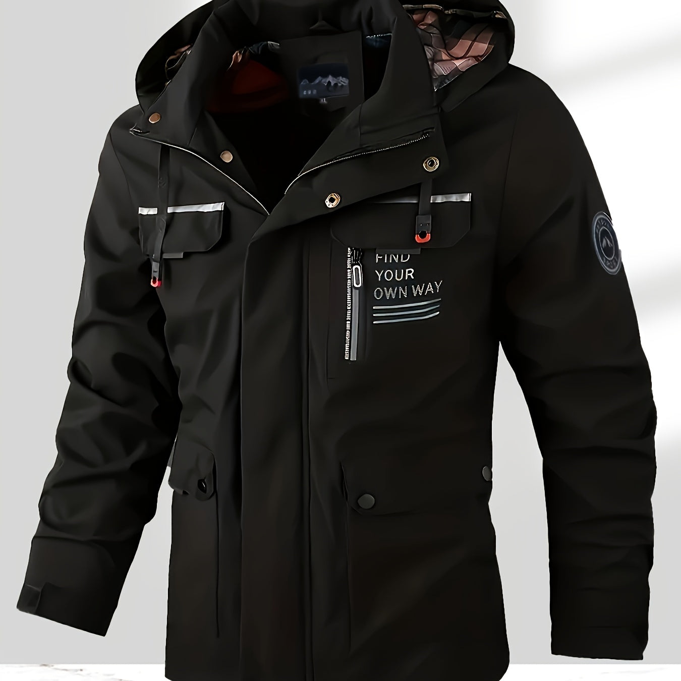 Men’s Winter Jacket | Outdoor Hooded Multi-Pocket Coat