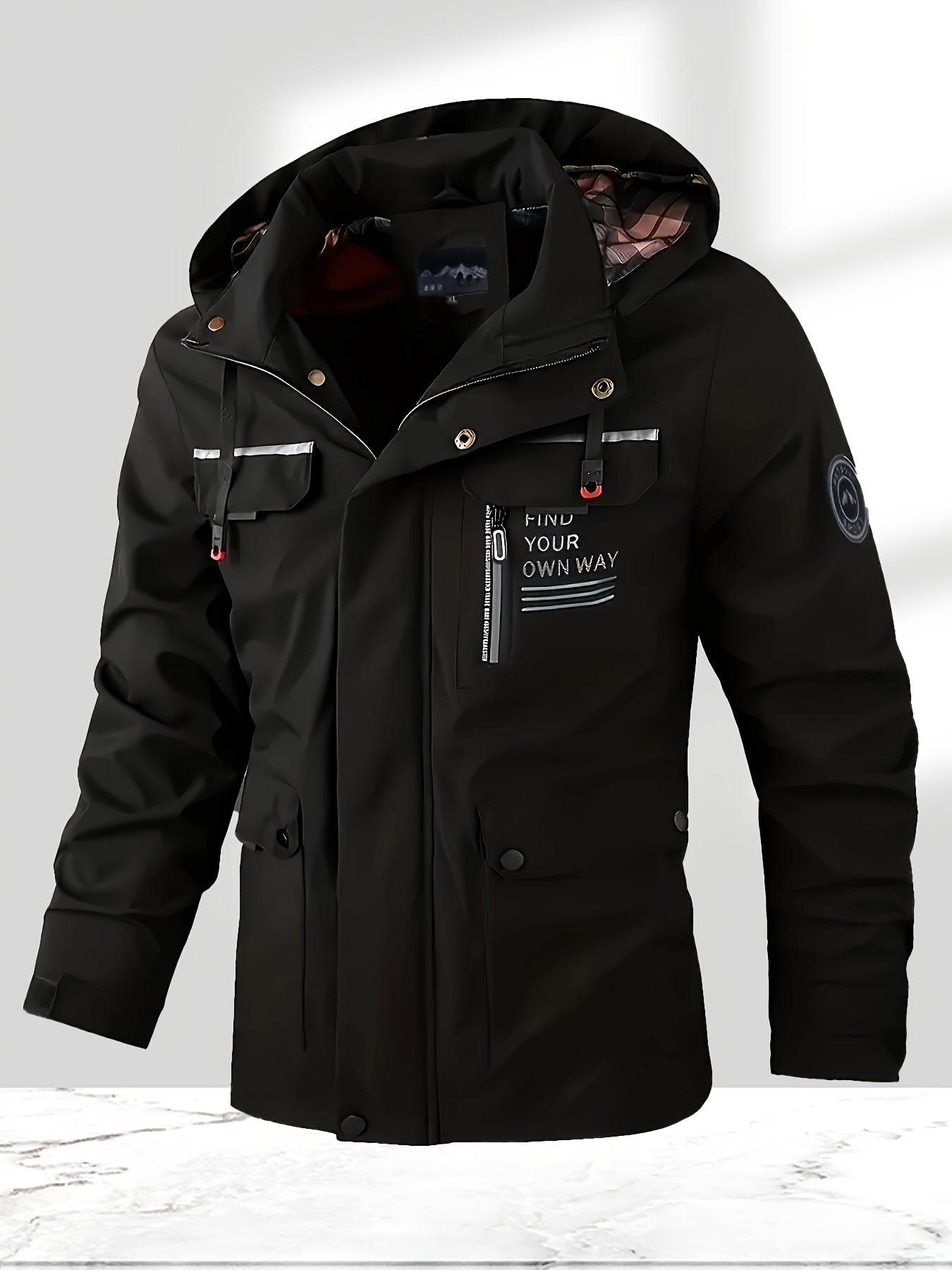 Men’s Winter Jacket | Outdoor Hooded Multi-Pocket Coat