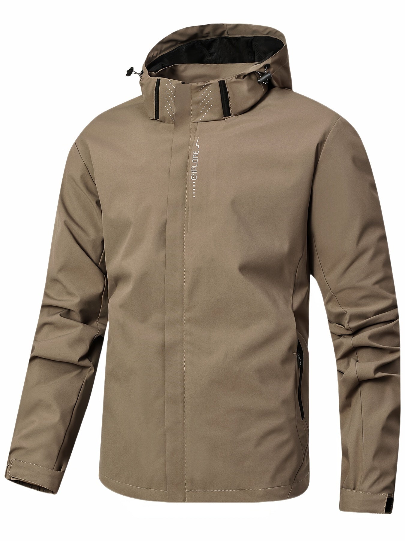 Men’s Casual Zip-Up Jacket | Outdoor Windbreaker Design