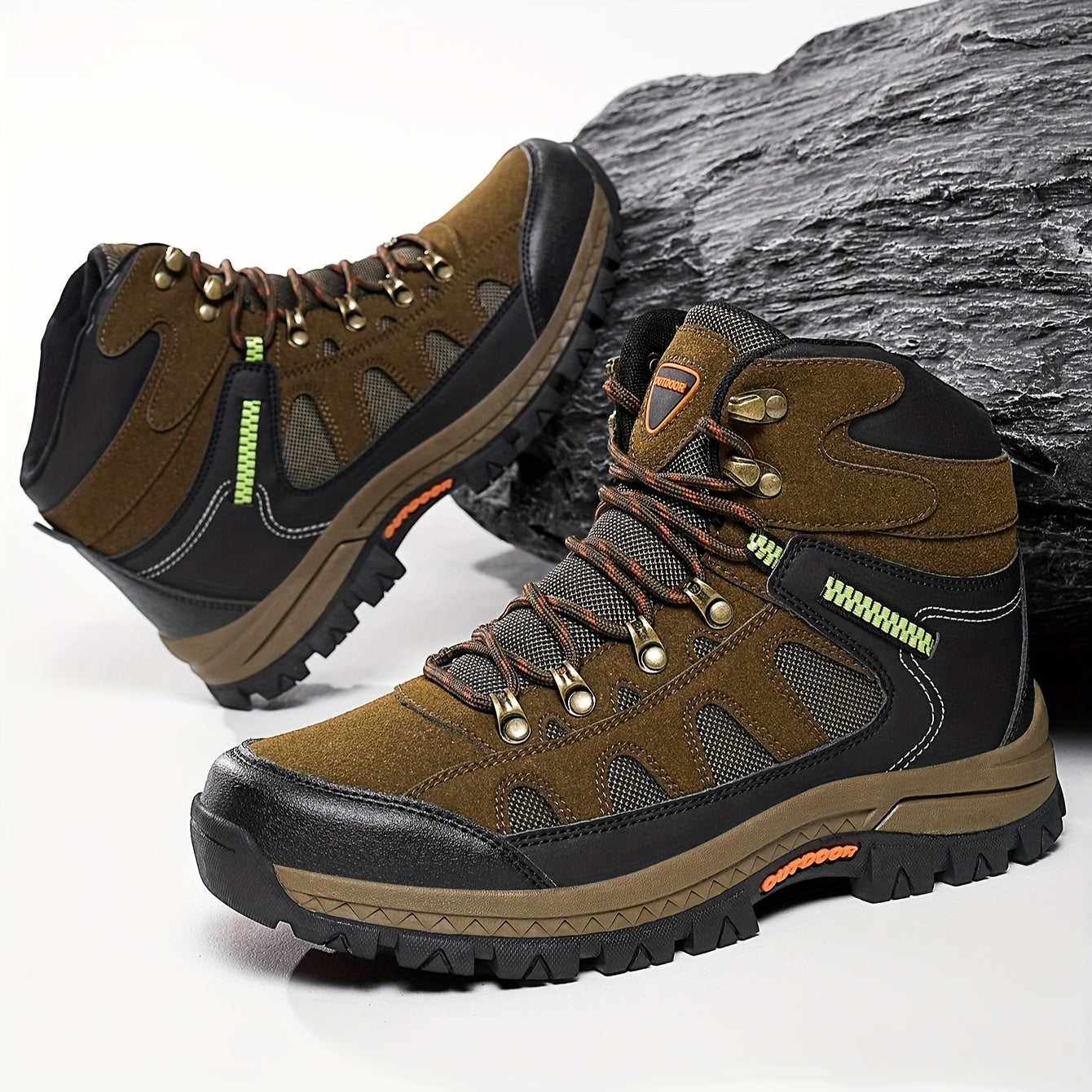 Men’s Outdoor Boots | Non-Slip Trekking and Camping Shoes