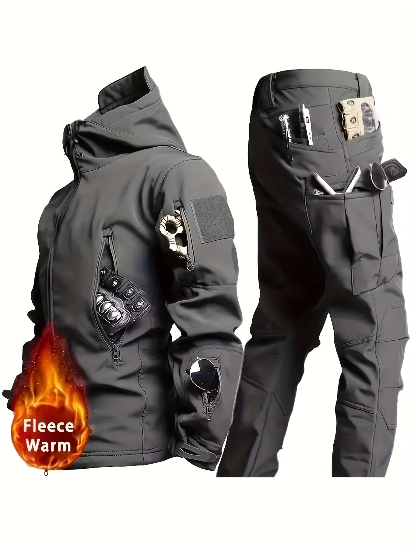 Tactical Two-Piece Outfit for Men | Outdoor Adventure Style