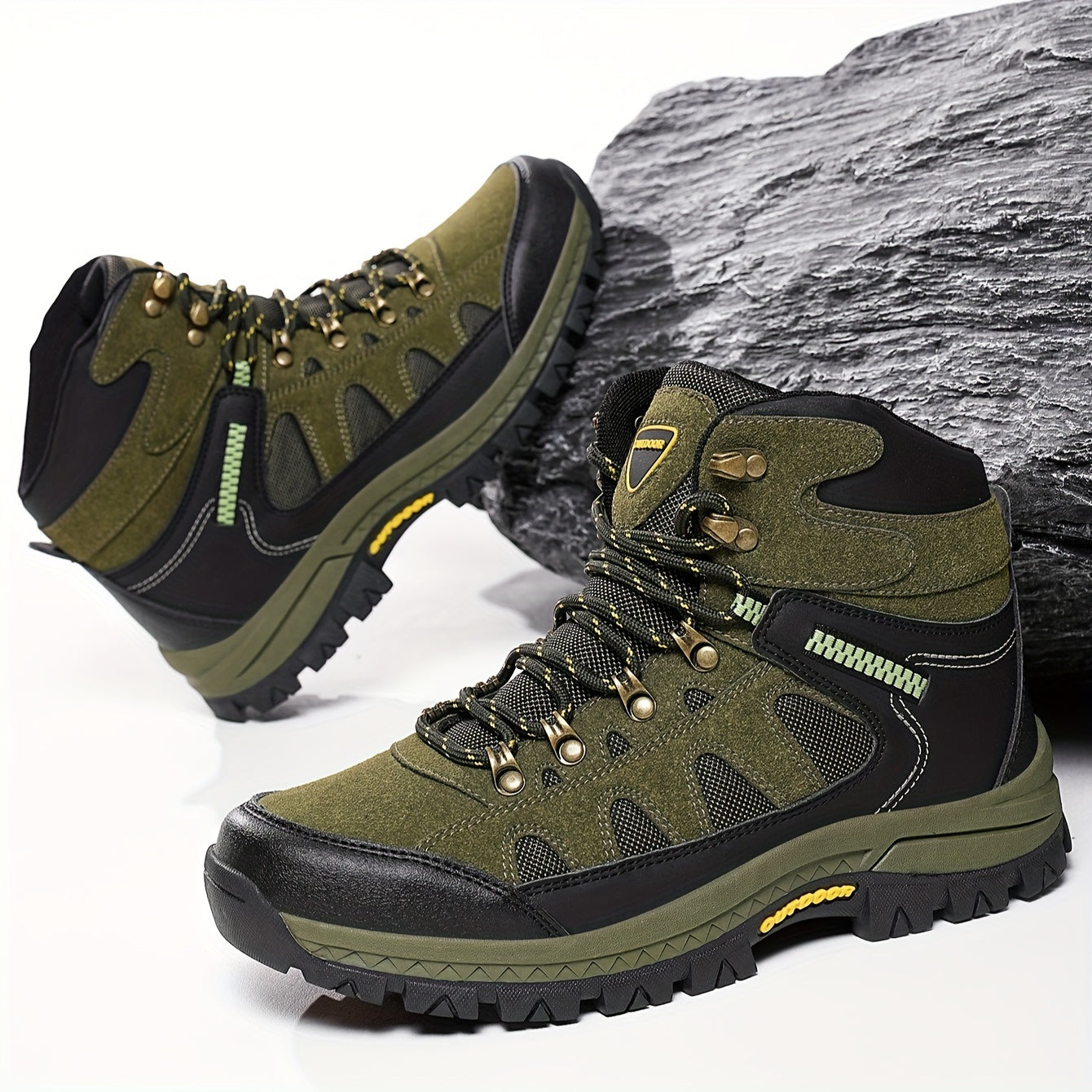 Men’s Outdoor Boots | Non-Slip Trekking and Camping Shoes