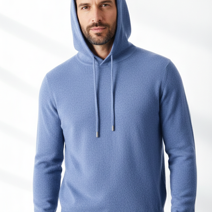 Men Merino Wool Warm Hoodie