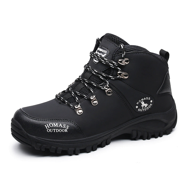 Men's Mid Height Steel Toe Waterproof Hiking Boots