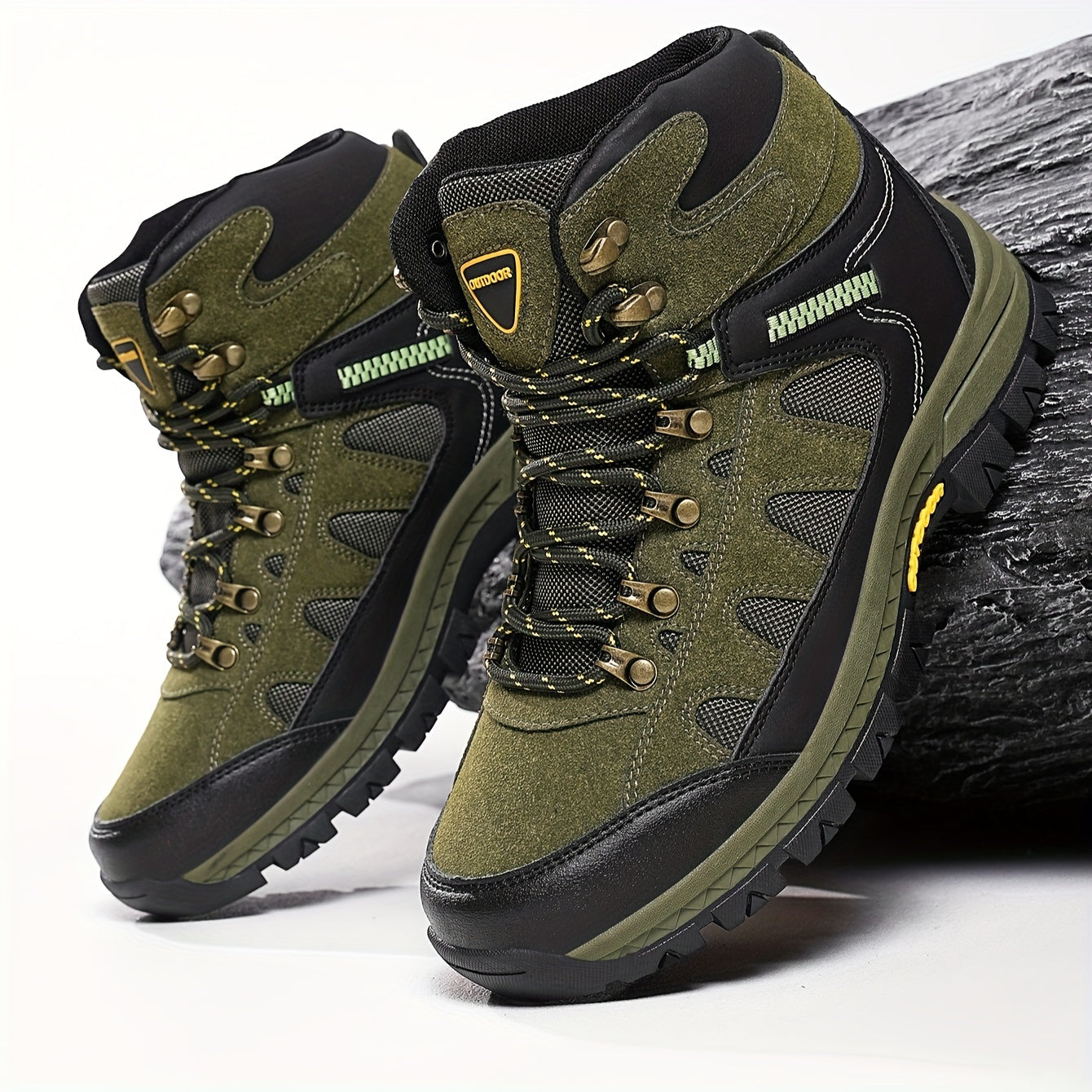 Men’s Outdoor Boots | Non-Slip Trekking and Camping Shoes