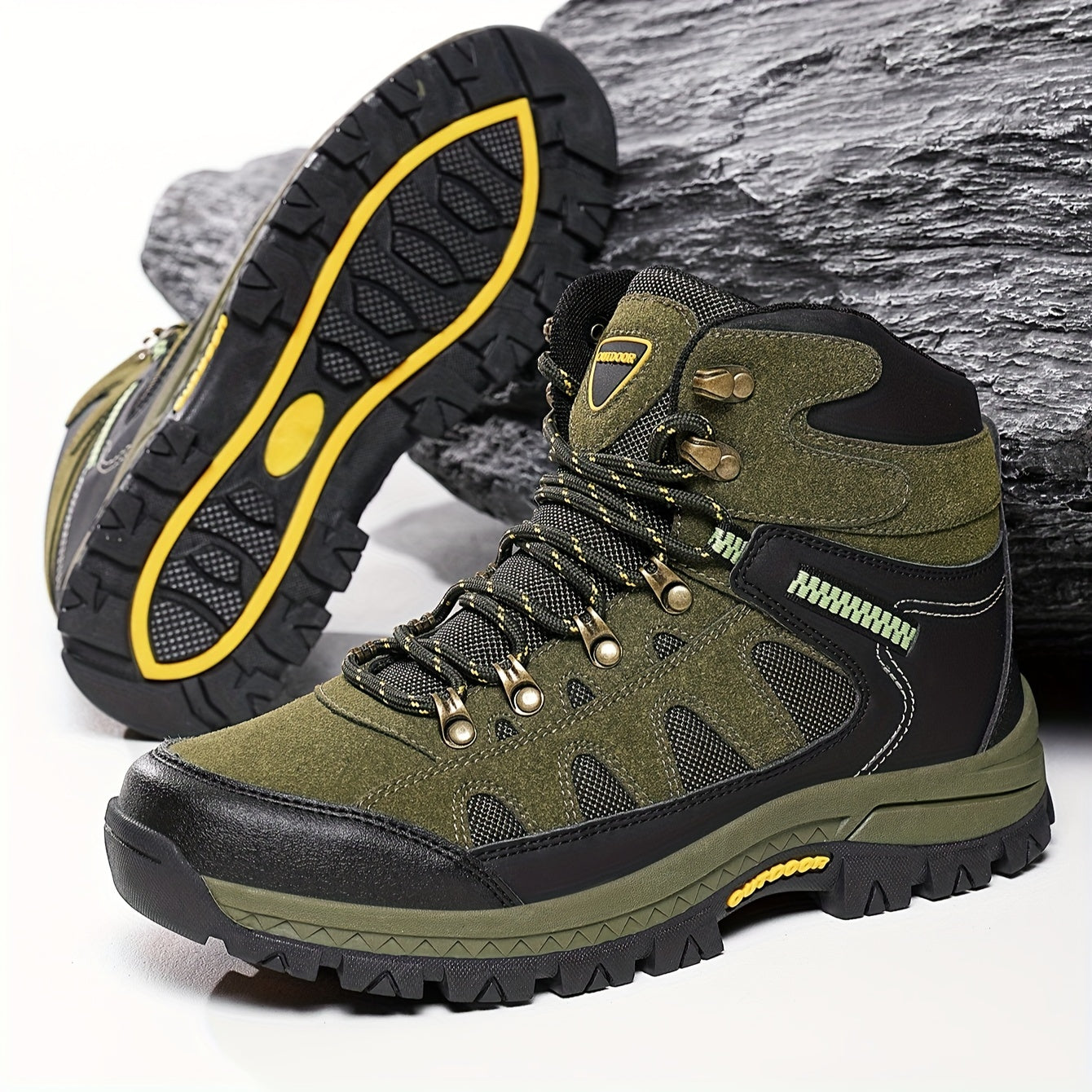 Men’s Outdoor Boots | Non-Slip Trekking and Camping Shoes