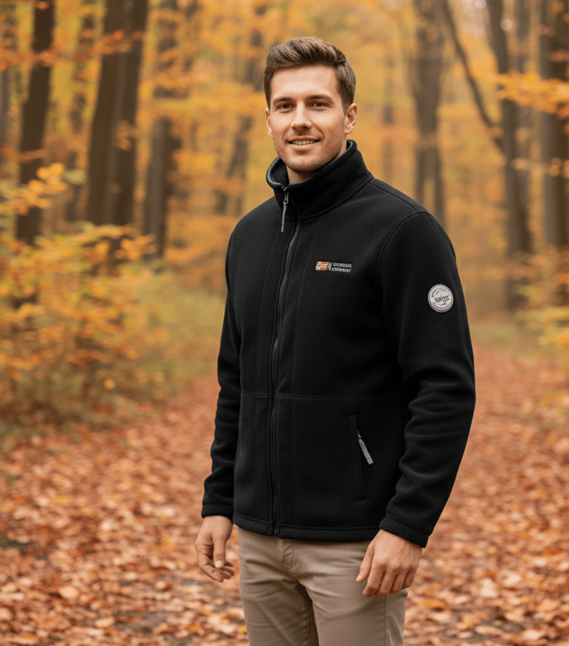 Men’s Winter Outdoor Jacket | Warm Zip Up Jacket