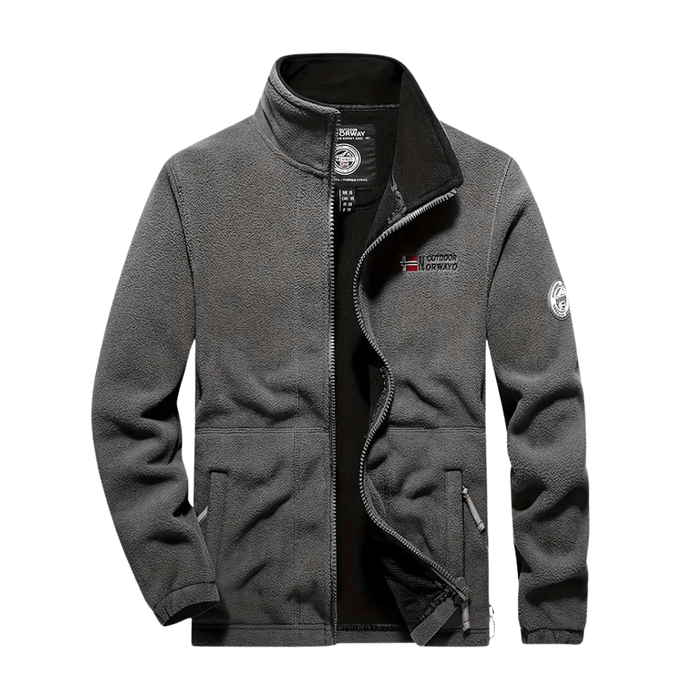 Men’s Winter Outdoor Jacket | Warm Zip Up Jacket
