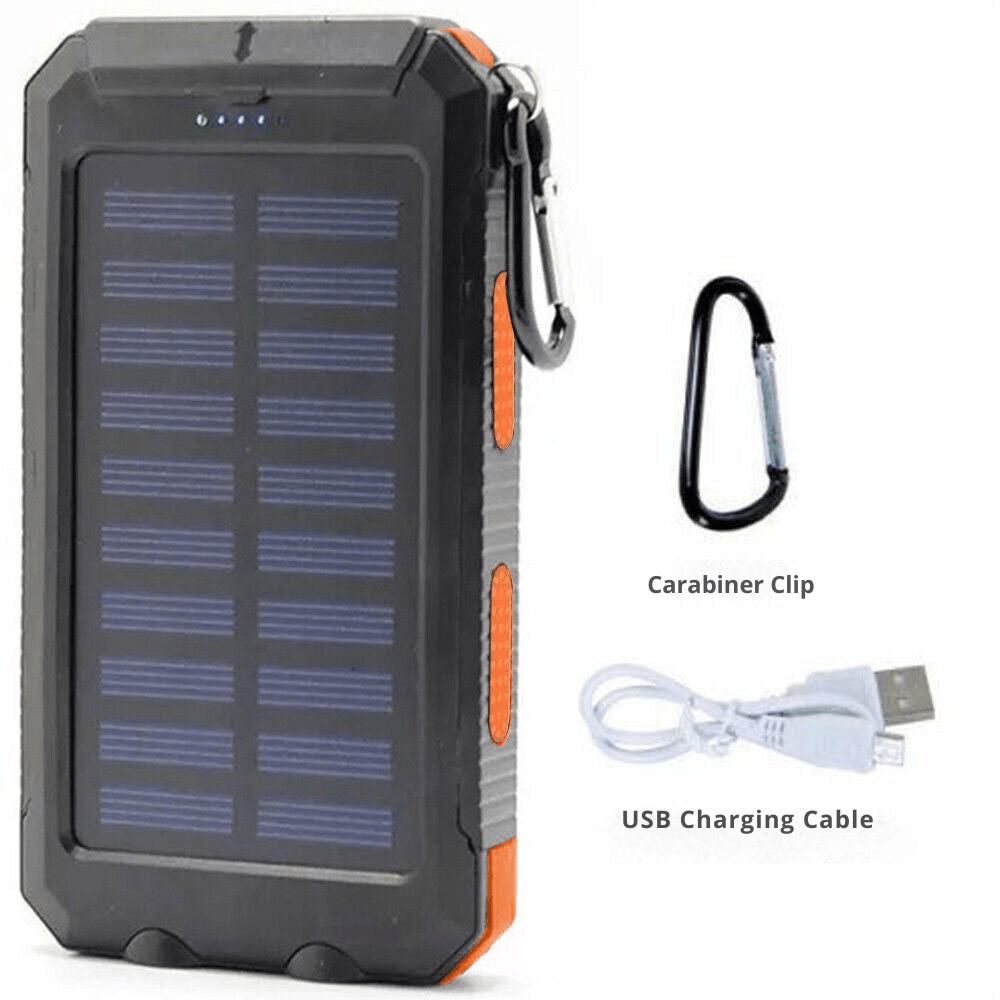 Solar Power Bank | Waterproof Portable Charger
