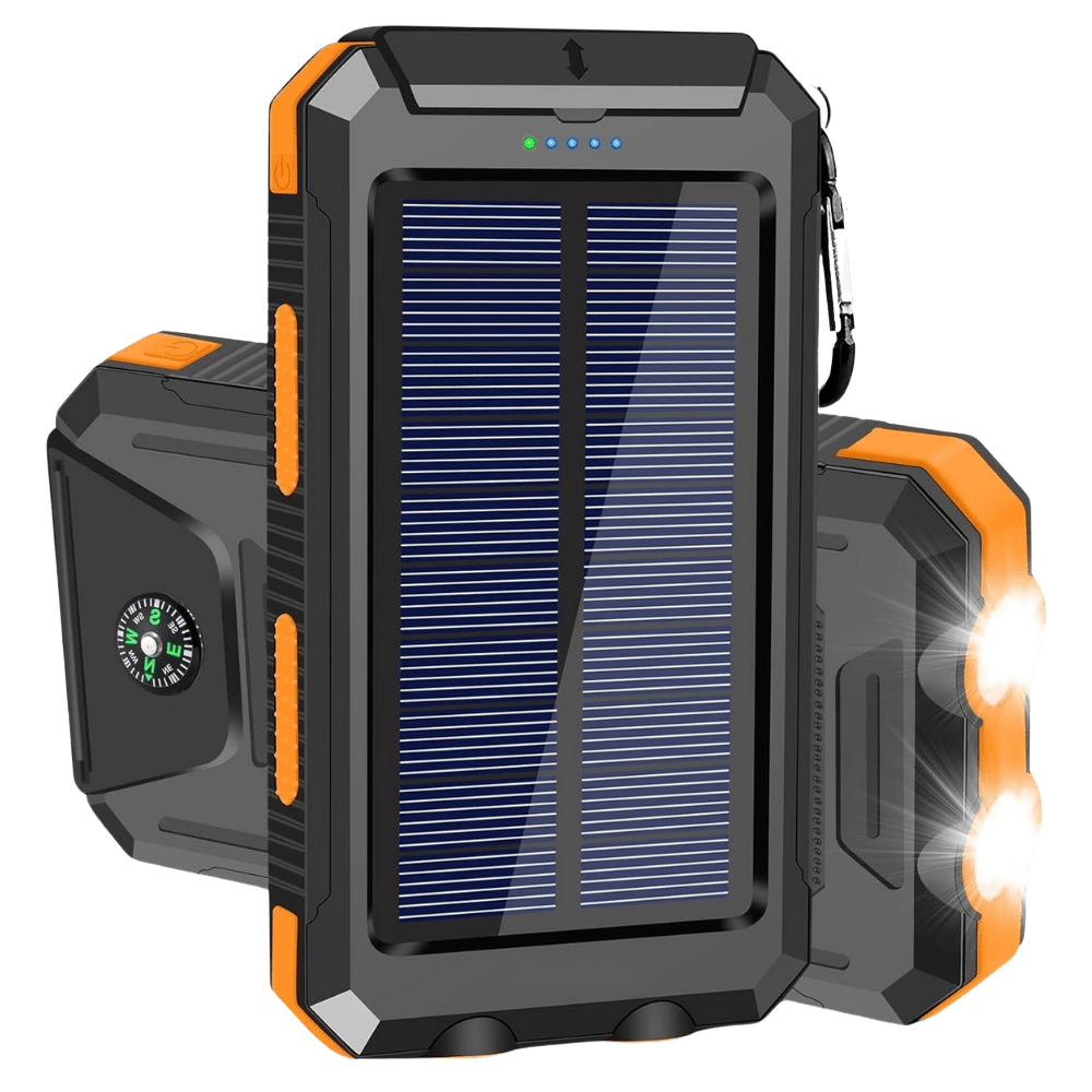 Solar Power Bank | Waterproof Portable Charger