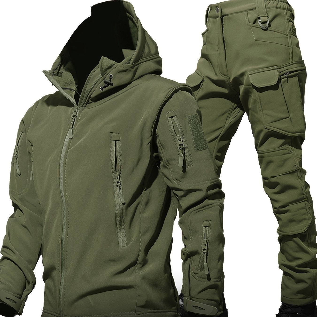Tactical Two-Piece Outfit for Men | Outdoor Adventure Style