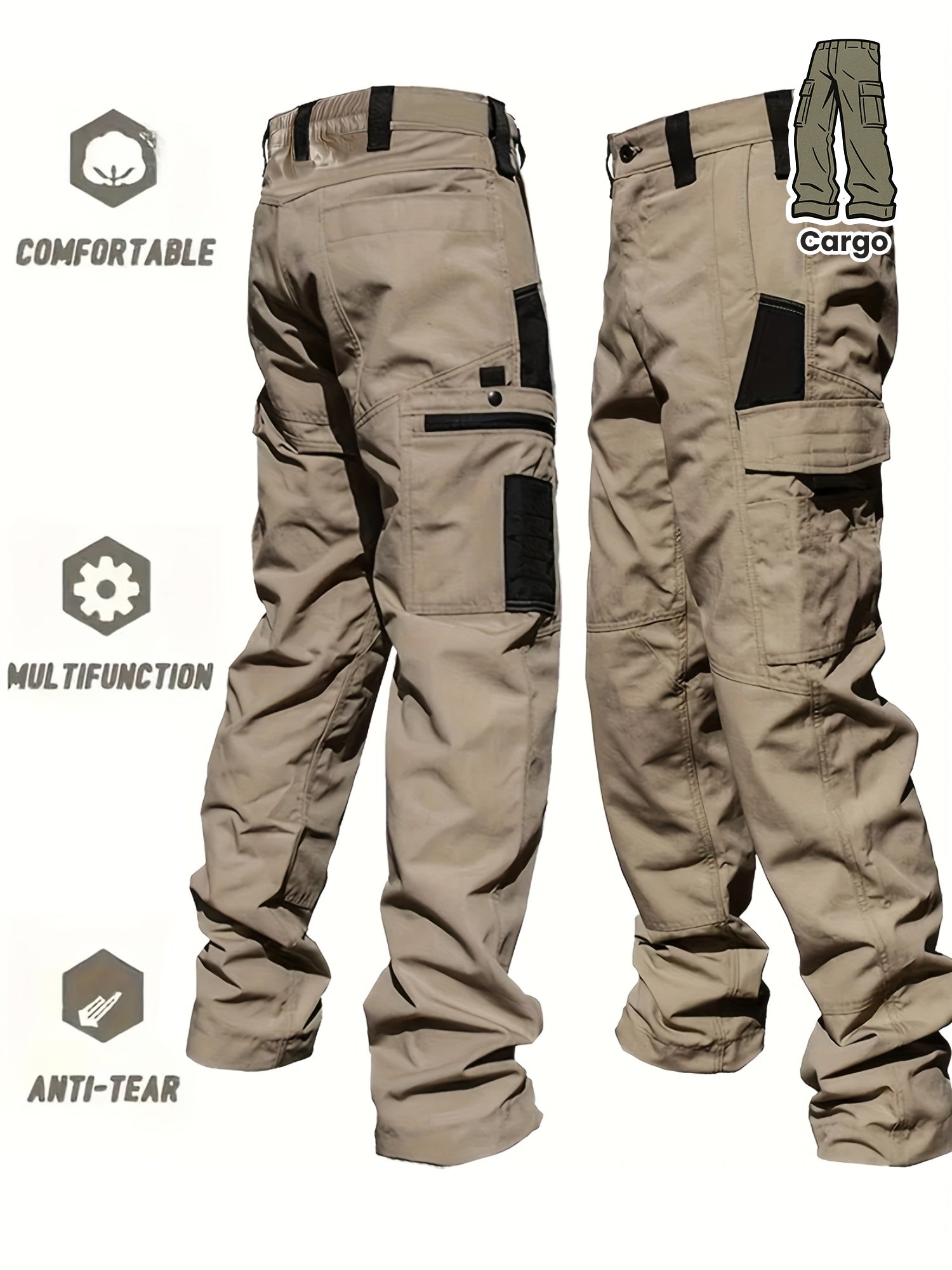 Men’s Cargo Pants | Durable Outdoor Tactical Workwear