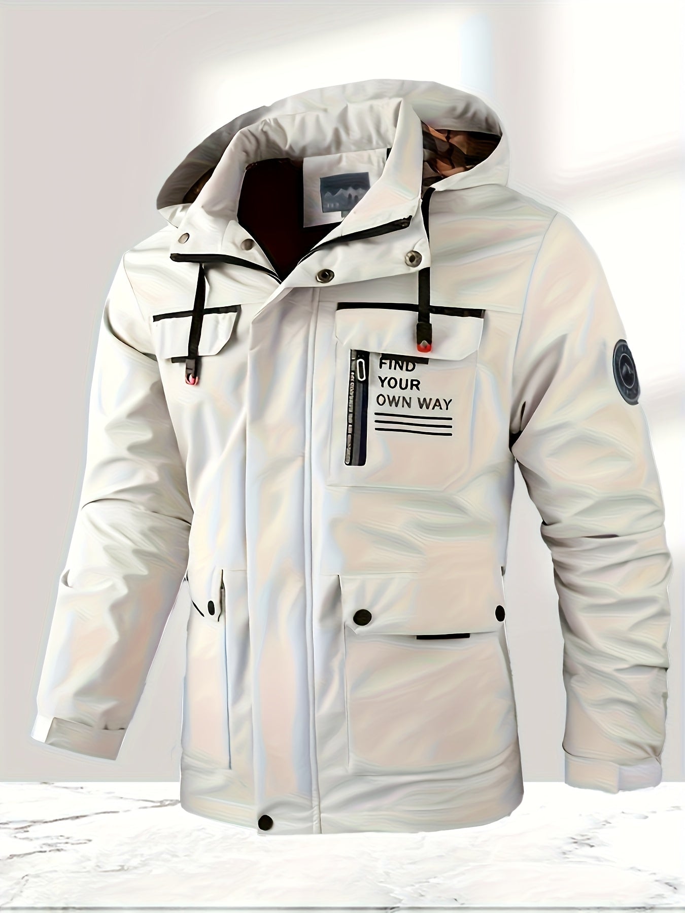 Men’s Winter Jacket | Outdoor Hooded Multi-Pocket Coat