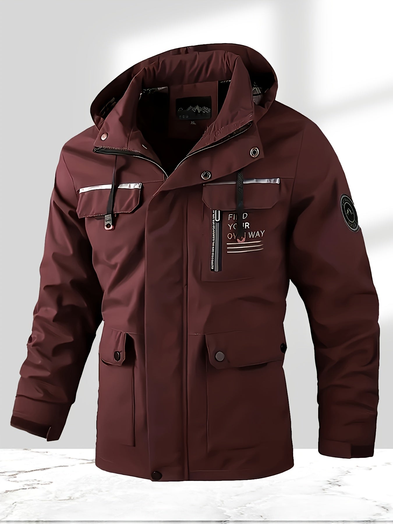 Men’s Winter Jacket | Outdoor Hooded Multi-Pocket Coat