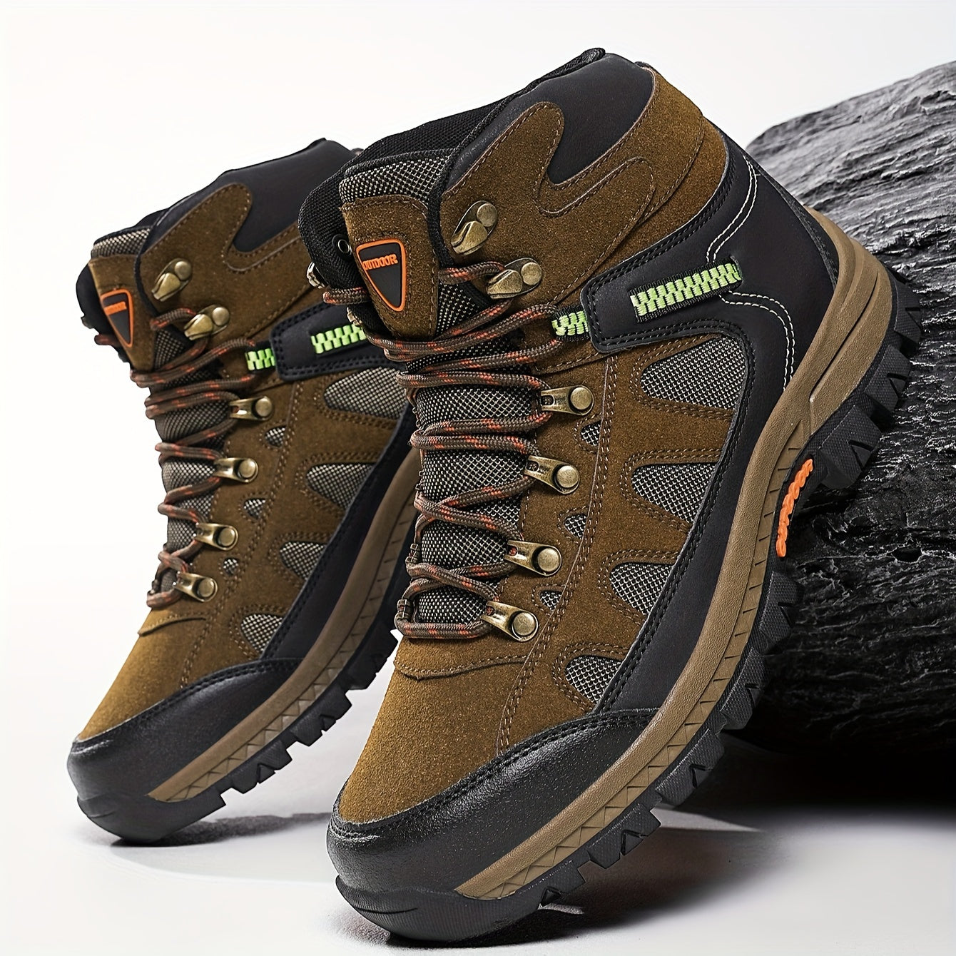 Men’s Outdoor Boots | Non-Slip Trekking and Camping Shoes