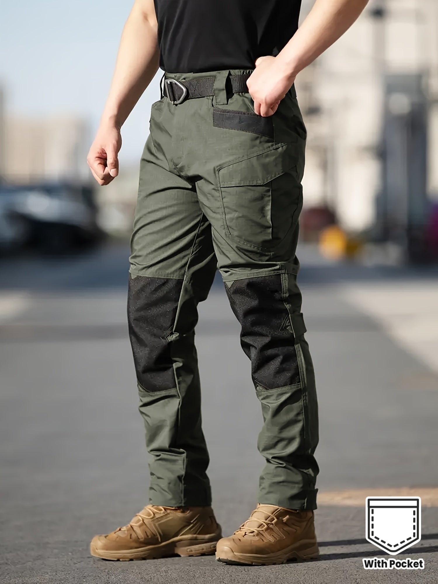Men’s Tactical Pants | Outdoor Cargo Trousers with Pockets